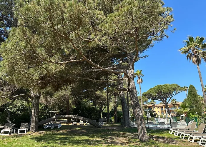 Lägenhet Pinede Vue Acces Direct A La De La Badine Clim Jacuzzi Piscine *